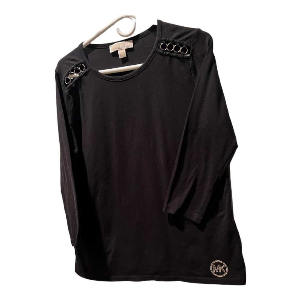Women’s Black Mk Classy Top  SizeLarge in Excellent Used Condition